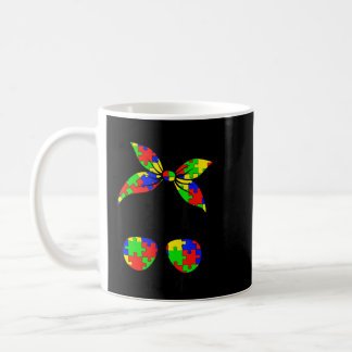 Autism Mom Life Messy Bun Sunglasses Motheru2019s  Coffee Mug