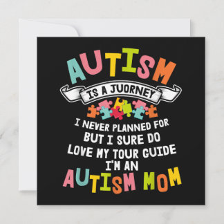 Autism Mom Matching Family Autism Awareness Gifts Holiday Card