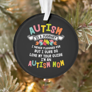 Autism Mom Matching Family Autism Awareness Gifts Ornament