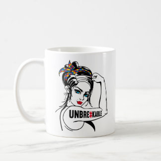 Autism Mom Mother Mama Unbreakable Rosie The Coffee Mug