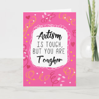 Autism Mom Mother Support Encouragement Awareness Card