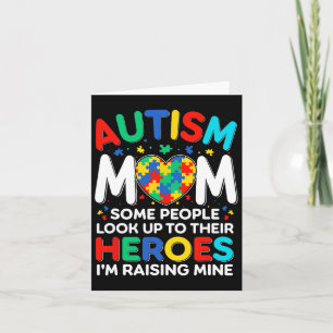Autism Mom Raising Heros Autism Awareness Be Kind  Card
