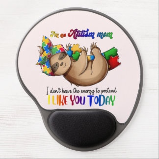 Autism Mom - Sloth Gel Mouse Pad