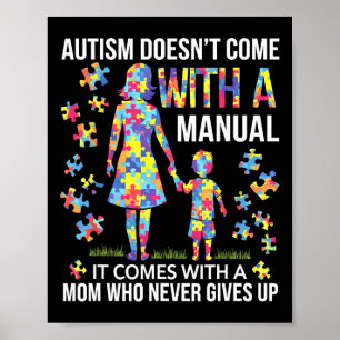 Autism Mom Support For Strong Mothers  Poster