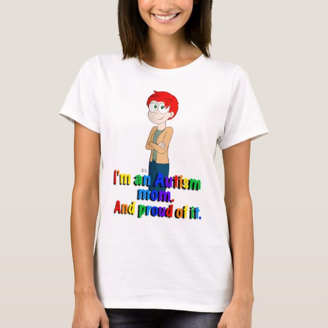 Autism mom T-Shirt (Front)