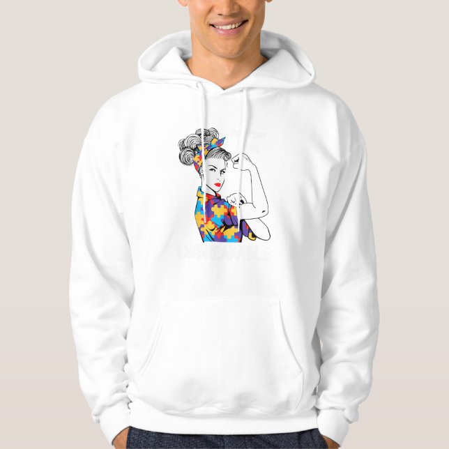 Autism Mom Unbreakable Hoodie (Front)