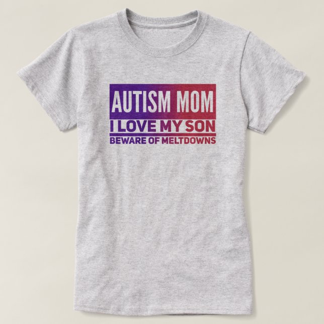 Autism Mom  - Women's Basic T-Shirt (Design Front)