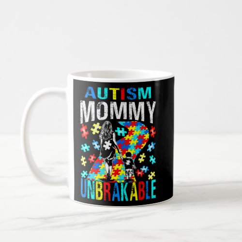 Autism Mommy Puzzle Unbreakable Autism Awareness M Coffee Mug