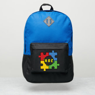 Autism Monogram Port Authority® Backpack