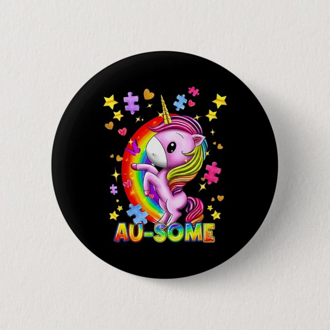 Autism Month World Autism Awareness Day 2025 17  Button (Front)