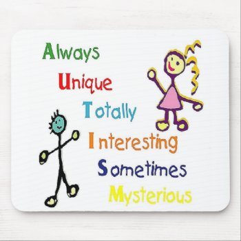 Autism Mouse Pad by kokobaby at Zazzle