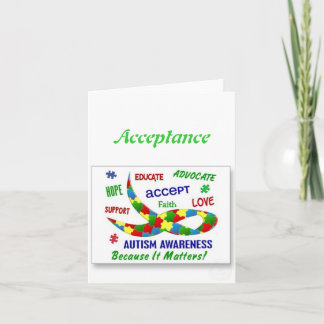 Autism Note Cards