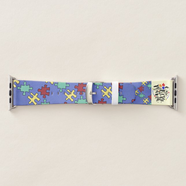 Autism, One lucky mama . Apple Watch Band, 42mm Band (Band)