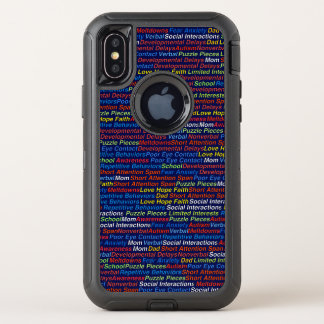 Autism OtterBox Apple iPhone X Defender Case