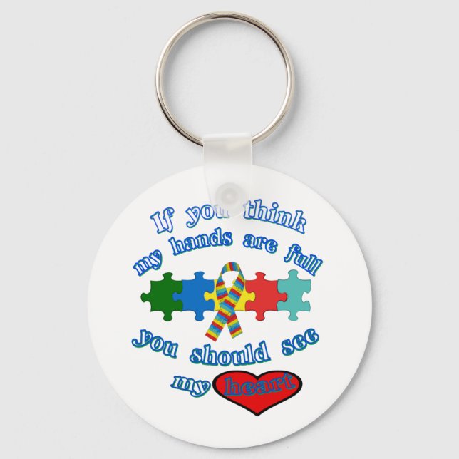 Autism Parent Keychain (Front)