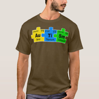 Autism Periodic Table color T-Shirt
