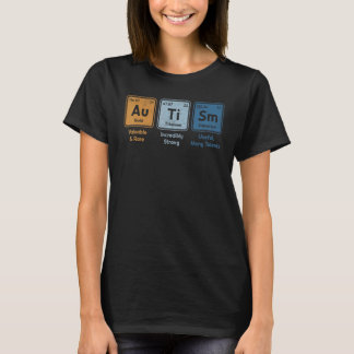 Autism Periodic Table Elements Spelling Autistic B T-Shirt