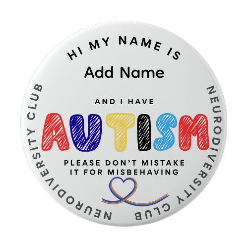 Autism Pin  ID Neurodiversity club