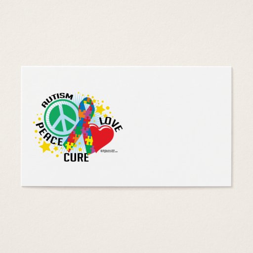 Customizable Autism PLC Business Card Templates