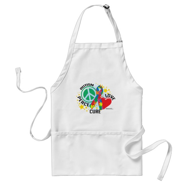 Autism PLC Adult Apron (Front)
