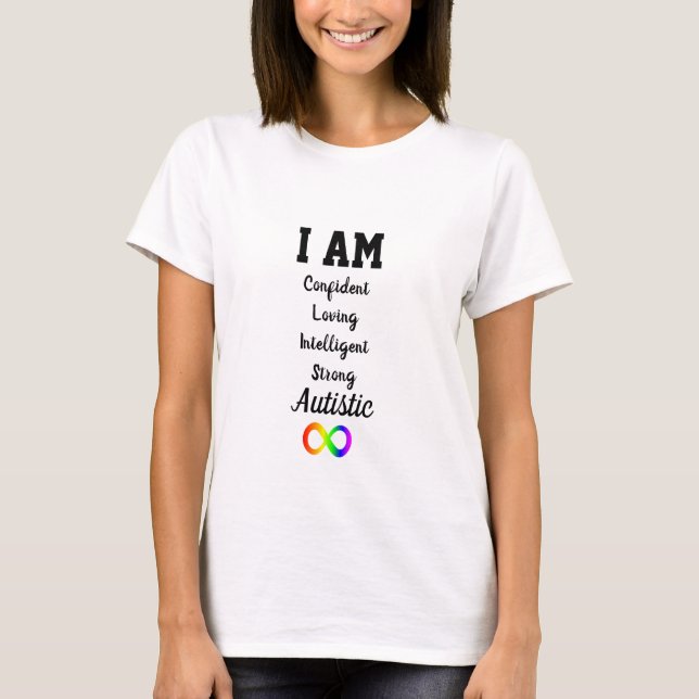 Autism Positive Affirmation Shirt (Front)
