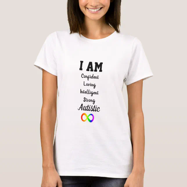 Autism Positive Affirmation Shirt | Zazzle