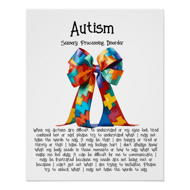 Autism Poster (Front)
