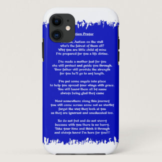 Autism Prayer Blue iPhone 11 Case