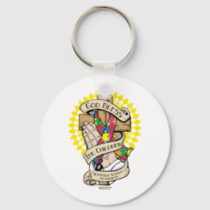 Autism Praying Hands Keychain