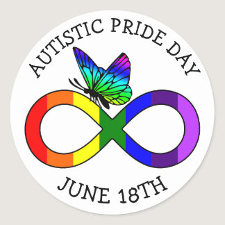 Autism Pride Day June 18th Stickers