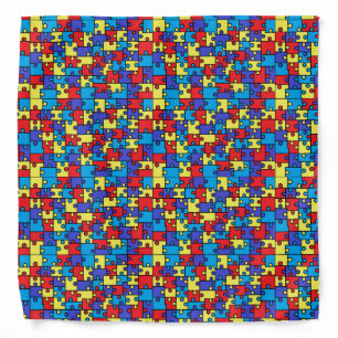 Autism Puzzle- Bandana