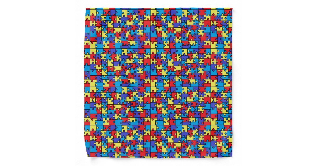 Autism Puzzle Bandana Zazzle