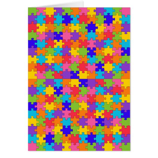 autism puzzle cards (Front)