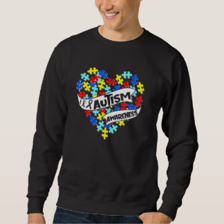 Autism Puzzle Heart Love Accept Understand Autism  Sweatshirt