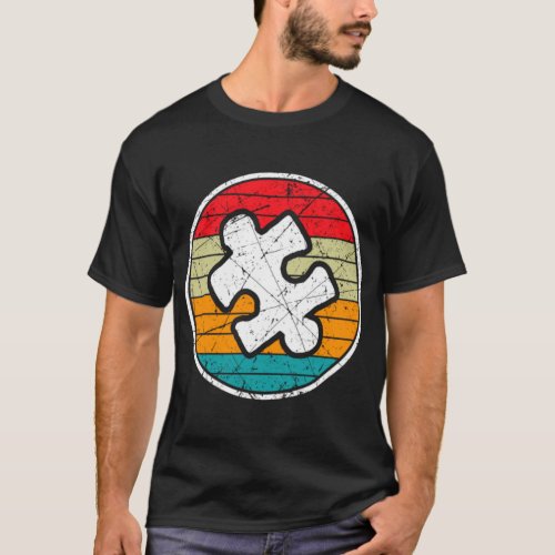 Autism puzzle piece _ neurodiversity tee