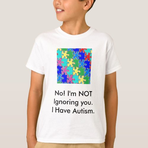 autism puzzle pieces 40 T_Shirt