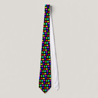 Autism puzzle tie