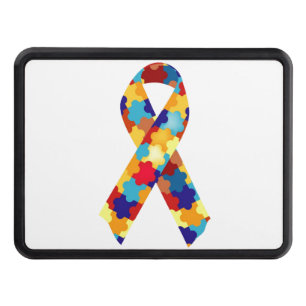 Autism Puzzles Tow Hitch Cover