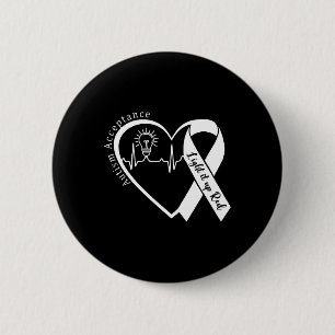 Autism - Red Instead - Acceptance Not Awareness #r Button