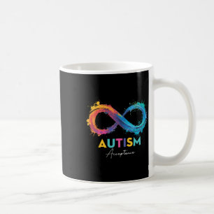 Autism Red Instead Infinity Symbol Autistic Accept Coffee Mug