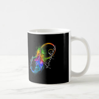 Autism Red Instead Infinity Symbol Autistic Accept Coffee Mug