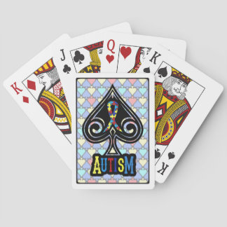 Autism Ribbon - Cards - Spades Edition