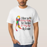 Autism Ribbon Hero in My Life My Grandson T-Shirt