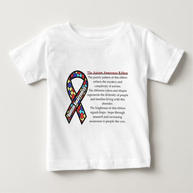 Autism Ribbon meaning Baby T-Shirt (Front)