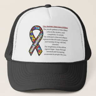 Autism Ribbon meaning Trucker Hat