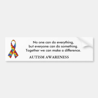 autism_ribbon, No one can do everything, but ev... Bumper Sticker