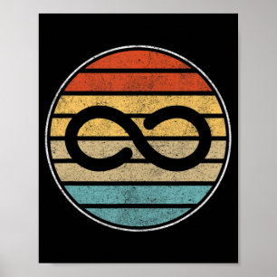 Autism Rights Retro Vintage Infinity – Autism Awar Poster