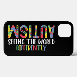 Autism Seeing The World Differently Autism Awarene iPhone 13 Case