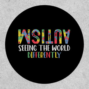 Autism Seeing The World Differently Autism Awarene Patch