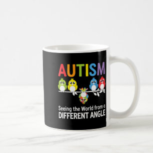 Autism Seeing The World From A Different Angle Cut Coffee Mug